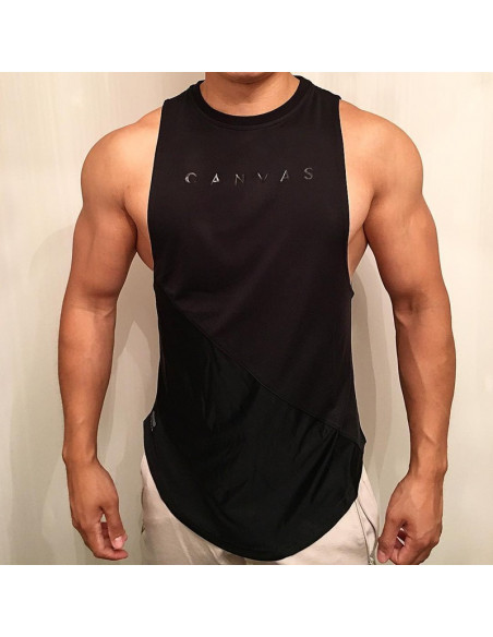 Безрукавка стильная чёрная Canvas лот 352