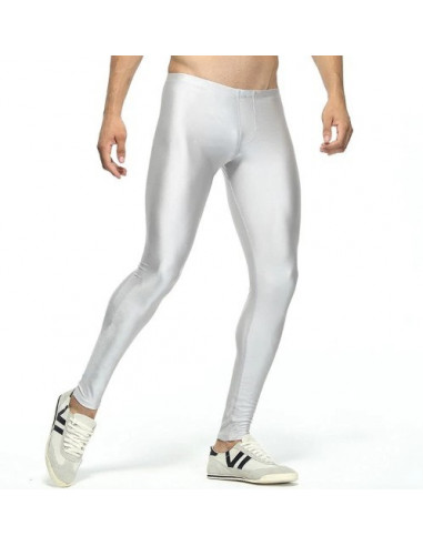 Мужские лосины для спорта AQUX Nacre Silver лот 1046