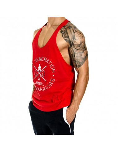 Красная майка для зала Gym Warriors лот 4063