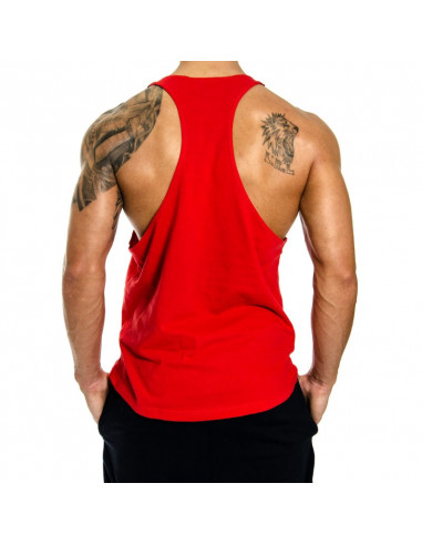 Красная майка для зала Gym Warriors лот 4063