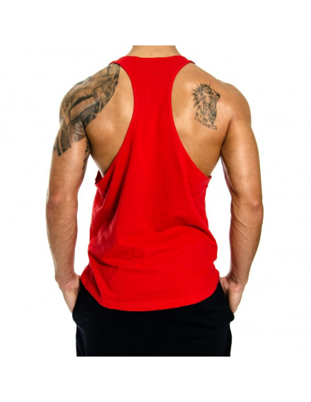 Красная майка для зала Gym Warriors лот 4063