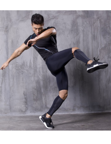 Компрессионные шорты мужские EVS Black лот 265