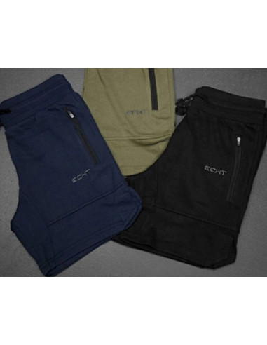 Шорты джоггеры из котона ECHT Navy лот 3373