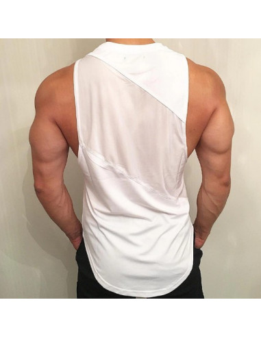 Мужская безрукавка белая Canvas лот 353