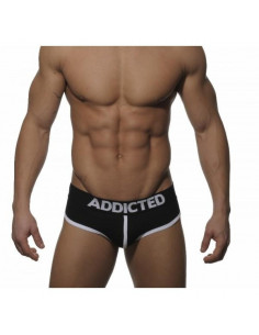 Чёрные трусы-брифы мужские Mix Black лот 401