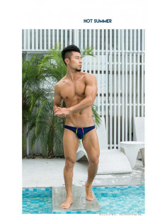 Однотонные плавки мужские Rainbow Navy лот 2334 2