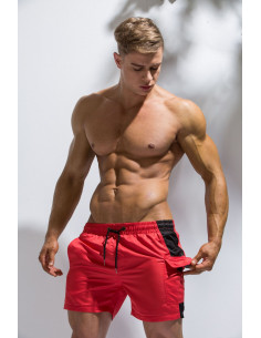 Красные шорты мужские Red лот 3385 2
