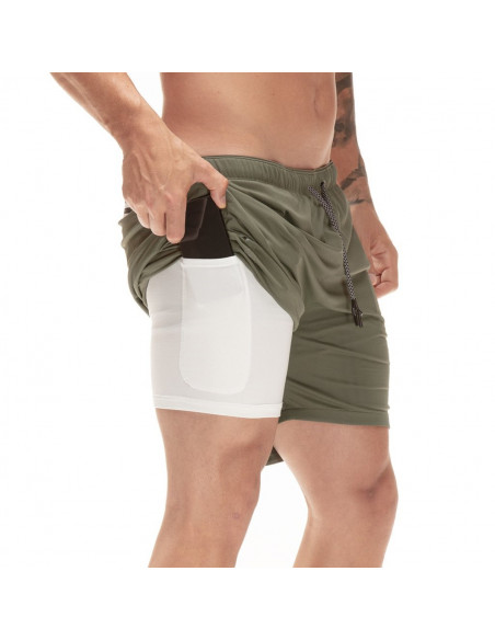 Шорты для спорта мужские Khaki лот 3393