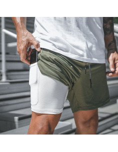 Шорты для спорта мужские Khaki лот 3393