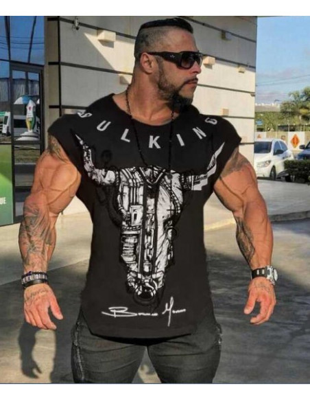 Мужская футболка со спущенным плечом лот 4078