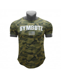 Камуфляжная футболка мужская GymButz лот 4079
