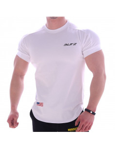 Футболка однотонная белая Butz лот 4082