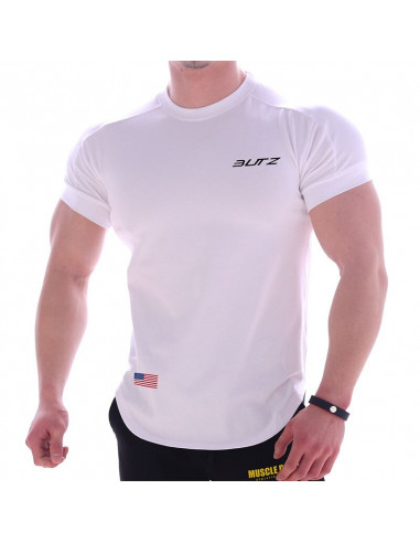 Футболка однотонная белая Butz лот 4082