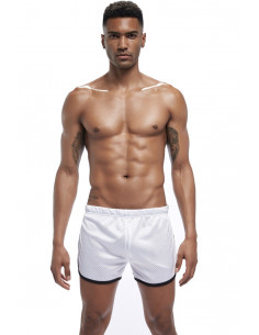 Шорты белые купальные Jockmail White лот JM104 2