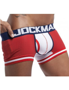 Трусы боксеры красные лот JM122