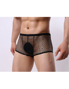 Эротические боксеры сеточкой Black лот G02