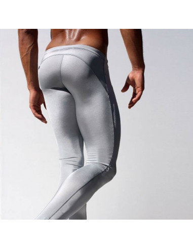 Мужские лосины для спорта AQUX Gray лот 1008