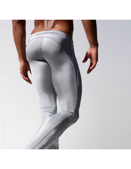 Мужские лосины для спорта AQUX Gray лот 1008