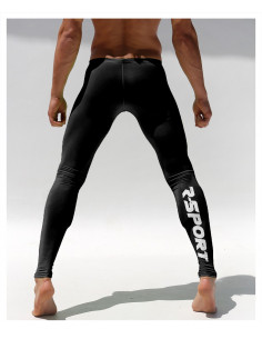 Лосины мужские для спорта Aqux Rufskin Black лот 1049