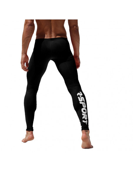 Лосины мужские для спорта Aqux Rufskin Black лот 1049