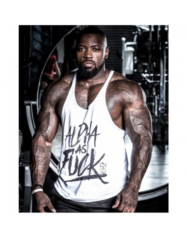 Майка борцовка белая Alpha White лот 4093