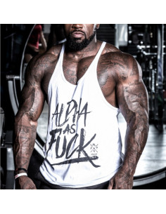 Майка борцовка белая Alpha White лот 4093