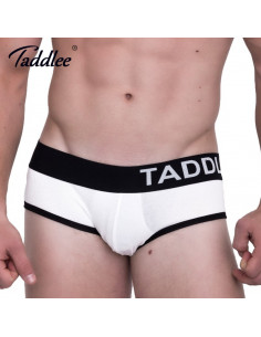 Белое мужское бельё Taddlee TD033