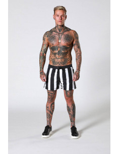 Лёгкие летние шорты в полоску 3402