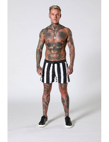 Лёгкие летние шорты в полоску 3402