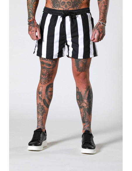 Лёгкие летние шорты в полоску 3402