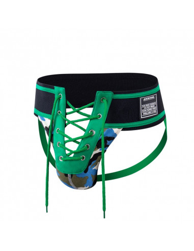 Джоки с широким поясом  Jockmail Green JM133