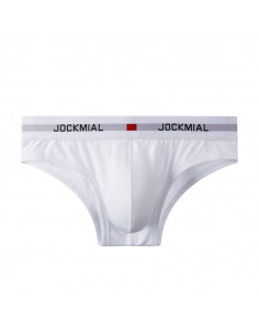 Трусы бразилиана мужские белые  JM147 2