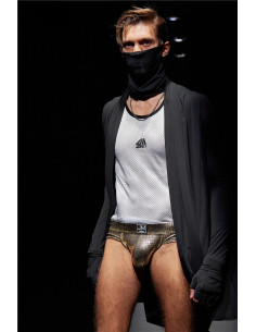 Трусы золотые мужские Skin Snake JM159 2