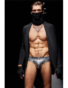 Трусы серебряные мужские Skin Snake JM160 2