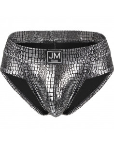 Трусы серебряные мужские Skin Snake JM160