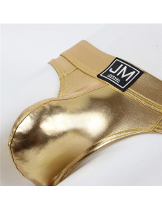 Cтринги золотые мужские  Jockmail  JM187