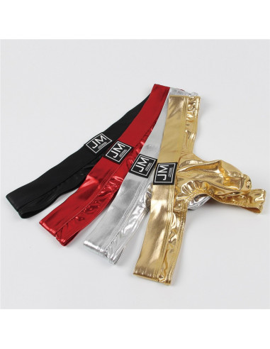 Cтринги золотые мужские  Jockmail  JM187