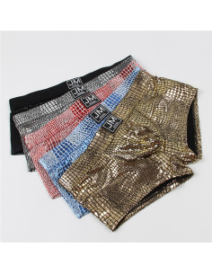 Боксеры мужские под кожа змеи JM211 2