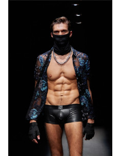 Боксеры под кожу мужские чёрные  JM216 2