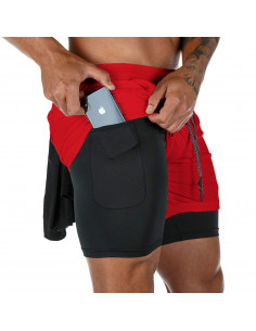 Шорты для бега 2 в 1 Running Shorts 3403