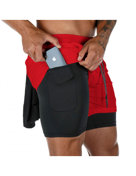 Шорты для бега 2 в 1 Running Shorts 3403