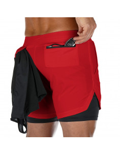Шорти для бігу 2 в 1 Running Shorts 3403 2