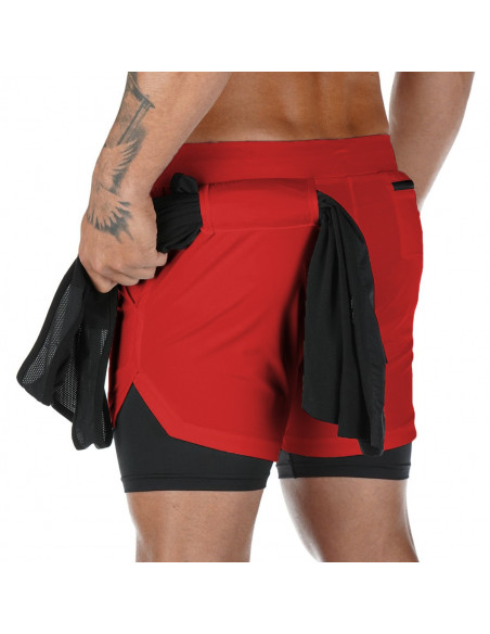 Шорты для бега 2 в 1 Running Shorts 3403