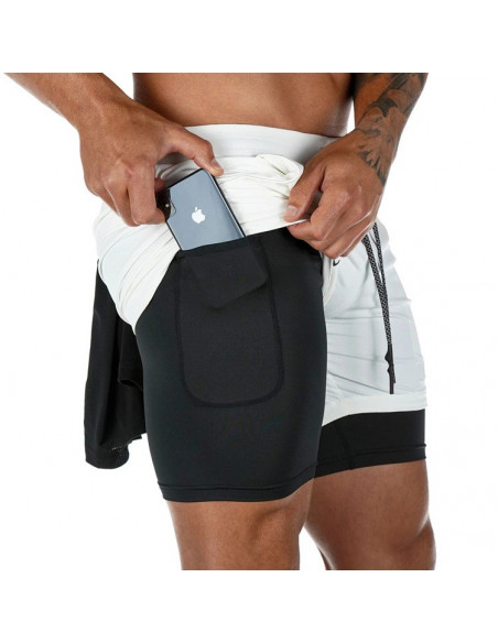 Шорты для тренажерного зала Sport Shorts White 3404