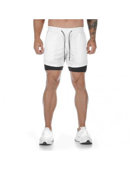 Шорты для тренажерного зала Sport Shorts White 3404