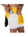 Шорты для спорта мужские Sport Shorts Yellow 3405
