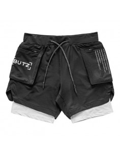Шорты стильные для спорта Sport Shorts Black  3411