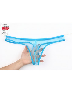 Мужские трусы стринги Shino Ice Blue G24