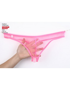 Стринги в сеточку Shino Pink G26