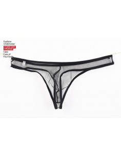 Стринги мужские в сеточку Shino Black G27 2